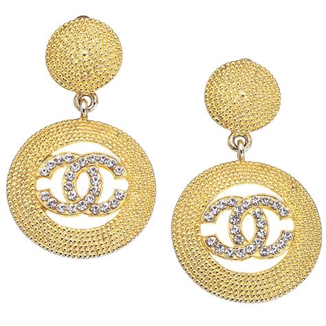 chanel earring dangling|More.